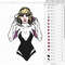 Spider Gwen SVG Files Spider Gwen PNG Files Vector PNG Images SVG Cut Files for Cricut Clipart B