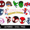 Spidey SVG Files Spidey PNG Files Vector PNG Images SVG Cut Files for Cricut Clipart Bundle Pack