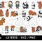 We Bare Bears SVG Files We Bare Bears PNG Files Vector PNG Images SVG Cut Files for Cricut Clipa