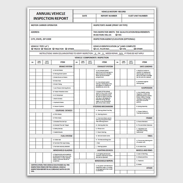 Smog Vehicle Inspection Report.pdf Printable Annual Vehicle Inspection Report, Annual Vehicle I - Inspire ...