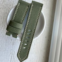 Ready Khaki canvas double rolled strap