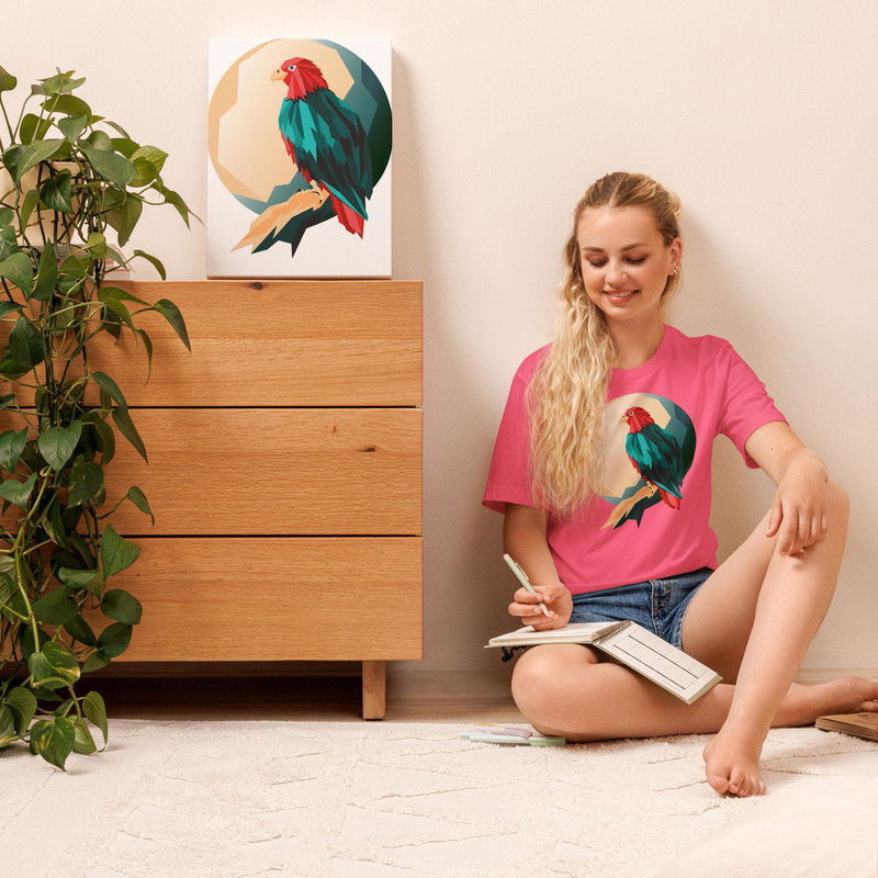 Vintage Eagle Art Unisex Premium Tshirt 6