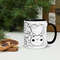 Black And White Graphics Mug With Color Inside 5