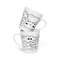 Black And White Graphics Latte Mug 1