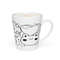 Black And White Graphics Latte Mug 6