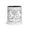 Black And White Graphics Mug With Color Inside 10