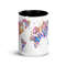 World Map Mug With Color Inside 0