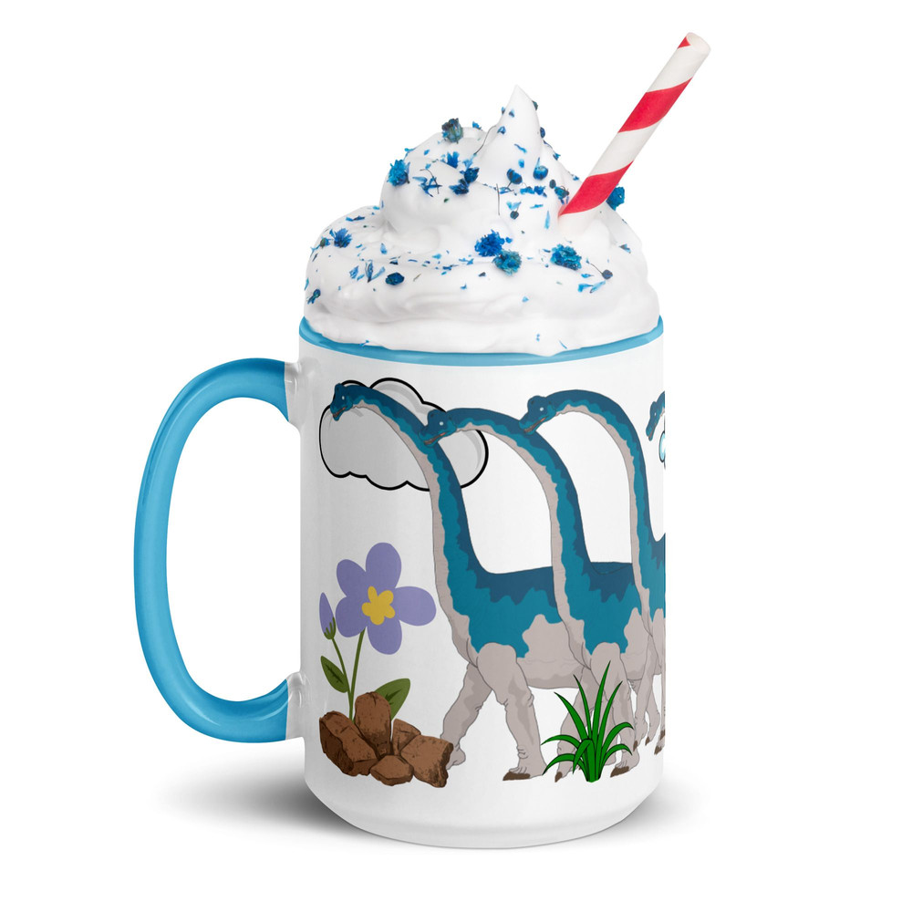 Dinosaur Mug  Jurassic Park Mug With Color Inside 0