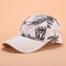 Leaves Printed Baseball Caps for Men Women, Cotton Adjustable Fashion Sun Visor Hat, Unisex Outdoor Summer Cap