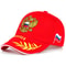 Russian National Emblem Embroidery Baseball Cap Cotton, Adjustable Snapback Outdoor Visor Hat for Men Women Unisex