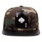 PU Leather Playing Card Peach Heart K Embroidery Hip Hop Cap, Outdoor Adjustable Casual Baseball Hat, Sun Protection
