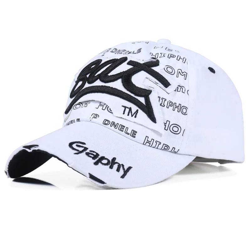 Unisex Summer Baseball Cap Snapback Hats, Hip Hop Curved Brim Gorras, Adjustable Outdoor Travel Sports Hat