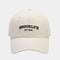 Fashion Breathable Men Baseball Hat Anti-UV Lightweight Peaked Cap, Soft Polyester Sunshade Hat with Embroidered Letter