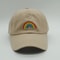 Unisex Adjustable Rainbow Embroidered Baseball Cap, Summer Outdoor Travel Hat, UV Sun Protection Sports Cap