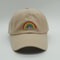 Unisex Adjustable Rainbow Embroidered Baseball Cap, Summer Outdoor Travel Hat, UV Sun Protection Sports Cap