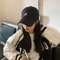 Retro Street Letter Embroidered Baseball Cap, Big Head Circumference Adjustable Duckbill Hat for Men and Women Casual