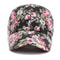 Womens Fashion Summer Cap, Floral Print Trucker Hat Outdoor Streetwear Cap, Female Baseball Cap for Travel