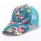 Womens Fashion Summer Cap, Floral Print Trucker Hat Outdoor Streetwear Cap, Female Baseball Cap for Travel