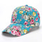Womens Fashion Summer Cap, Floral Print Trucker Hat Outdoor Streetwear Cap, Female Baseball Cap for Travel