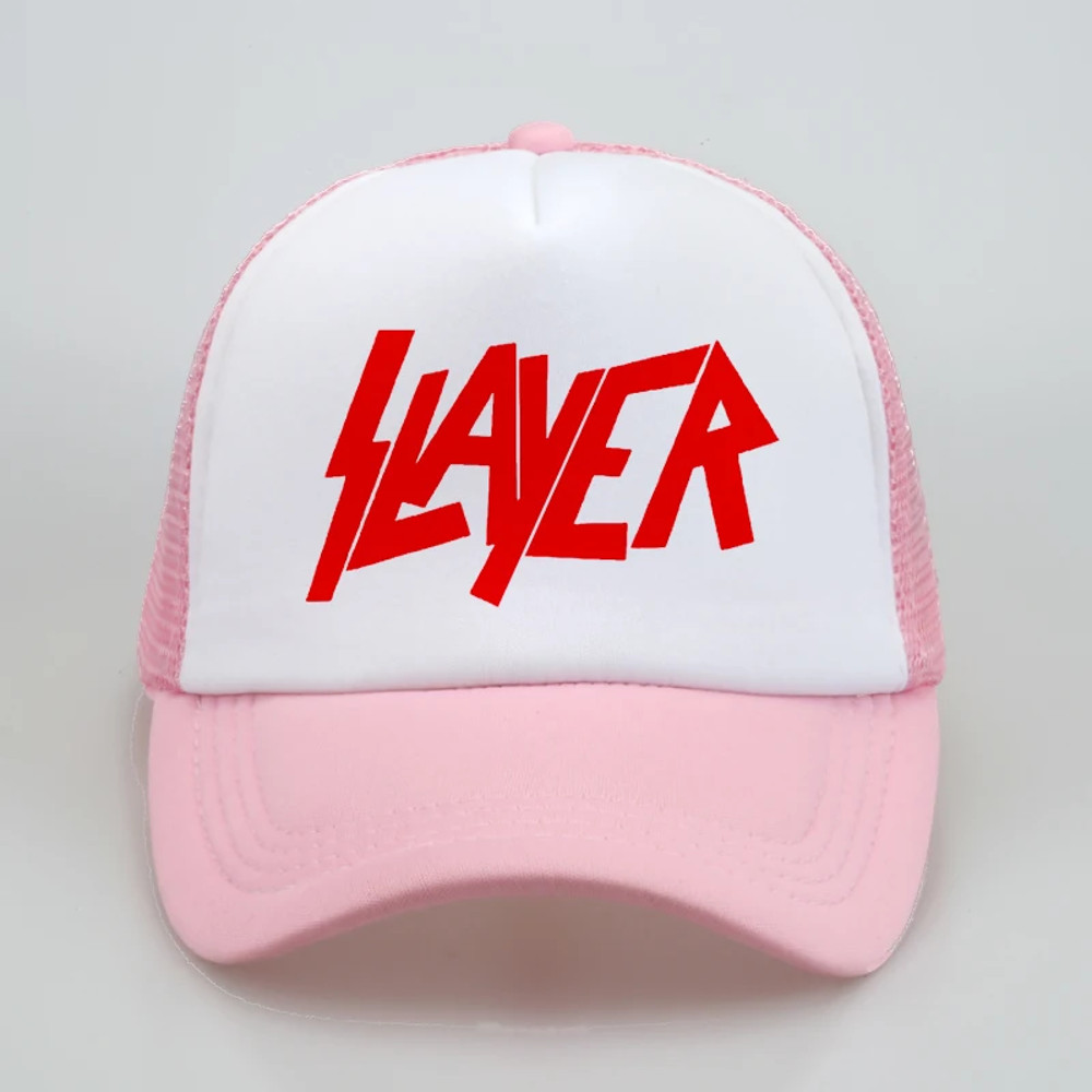 The Band Men Baseball Caps, Slayer Speed Metal Cap Men Punk, Summer High Quality Mesh Net Trucker Baseball Hat