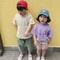 Children Thin Visor Cap Stylish Letter Baseball Cap Outdoor Sun Hat For Kids Summer Sports Travel B 2