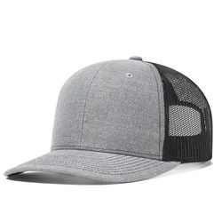 lightweight summer mesh breathable baseball cap for men and women, low cut adjustable unstructured sun hat