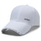 Sunscreen Breathable Quick Drying Solid Baseball Cap, Adjustable Outdoor Sports Hat for Cycling, Hiking, Fishing, Men