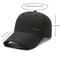 Sunscreen Breathable Quick Drying Solid Baseball Cap, Adjustable Outdoor Sports Hat for Cycling, Hiking, Fishing, Men