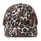 Breathable Mesh Baseball Cap for Women, Leopard Print Snapback Hat, High Ponytail Summer Trucker Sunhat Female Style