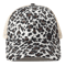 Breathable Mesh Baseball Cap for Women, Leopard Print Snapback Hat, High Ponytail Summer Trucker Sunhat Female Style