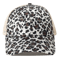 Breathable Mesh Baseball Cap for Women, Leopard Print Snapback Hat, High Ponytail Summer Trucker Sunhat Female Style