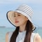 Women Summer Hollow Lace Straw Sun Hat, Outdoor Beach Seaside Hat, Large Brim Sunshade Fisherman Style Hat