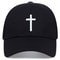 Fashion Simple Black Baseball Cap Cotton Snapback Golf Hat Solid Color Hip Hop Dad Caps For Men And 2