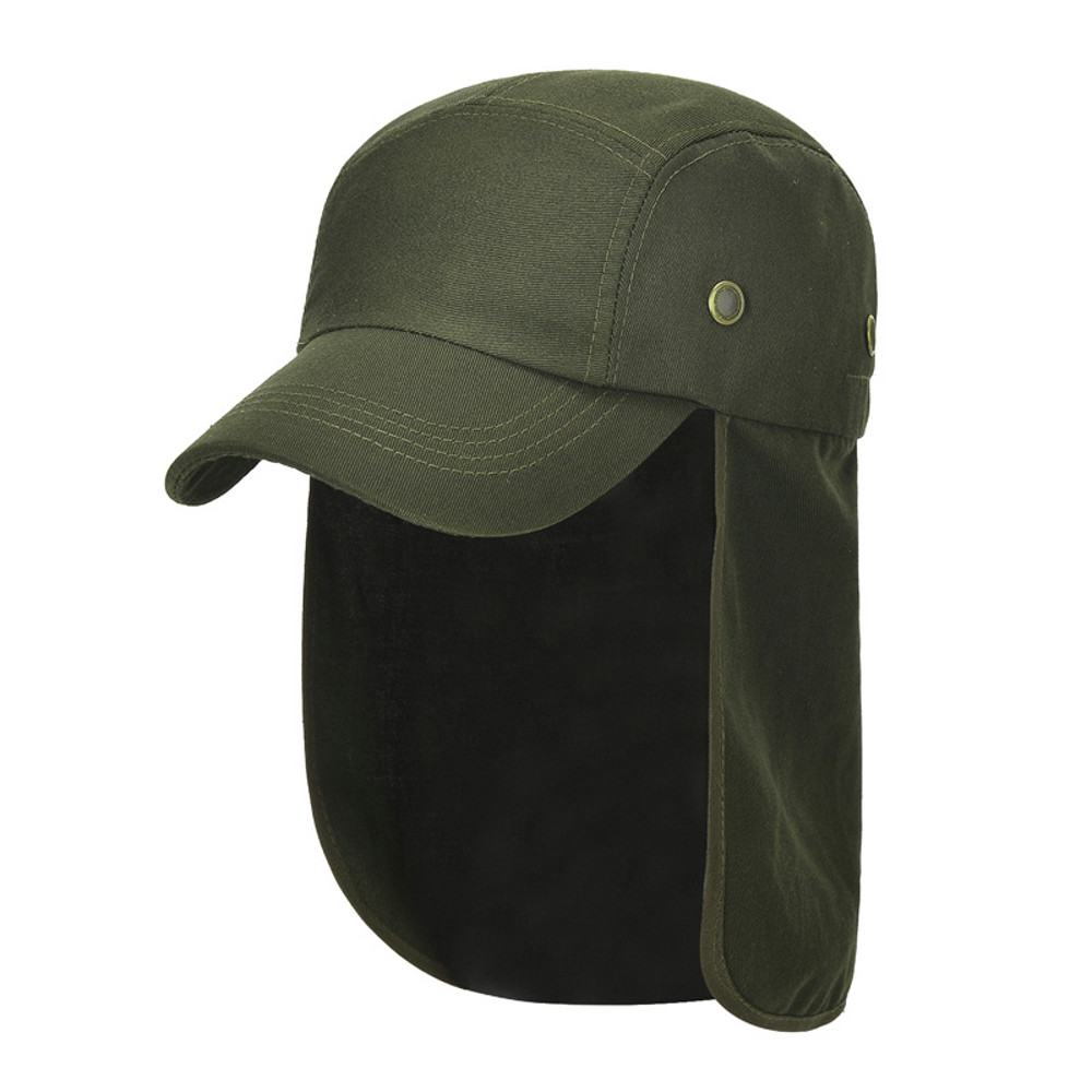 Outdoor Hiking Travelling Fishing Hat Sun Cap with Neck Flap for Men Women UV Protection Camping Boating