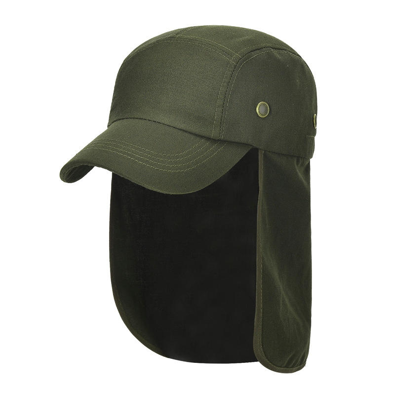 Outdoor Hiking Travelling Fishing Hat Sun Cap with Neck Flap for Men Women UV Protection Camping Boating