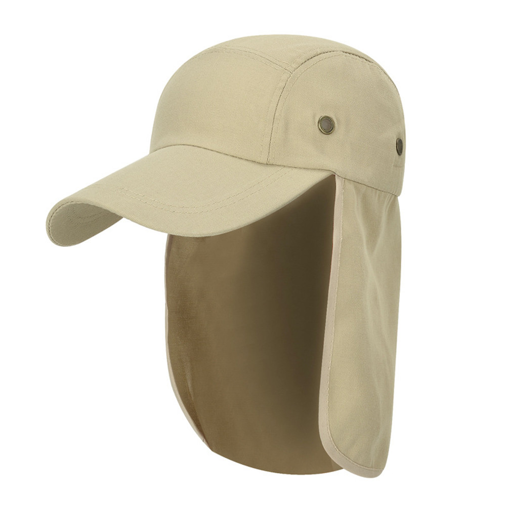 Outdoor Hiking Travelling Fishing Hat Sun Cap with Neck Flap for Men Women UV Protection Camping Boating