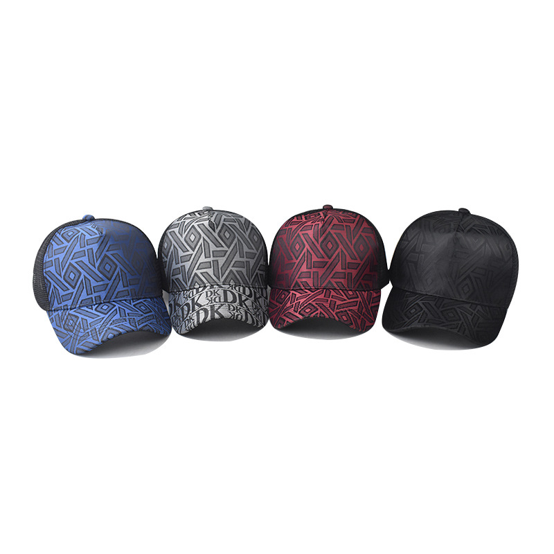 Unisex Fashion Plaid Mesh Baseball Caps, Men Women Summer Casual Sun Protection Hat, Outdoor Sports Cap for Boys Girls