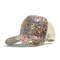 Shiny Sequin Mesh Adjustable Cotton Baseball Cap Sun Hat, Summer Lightweight Sparkle Hat for Women and Girls