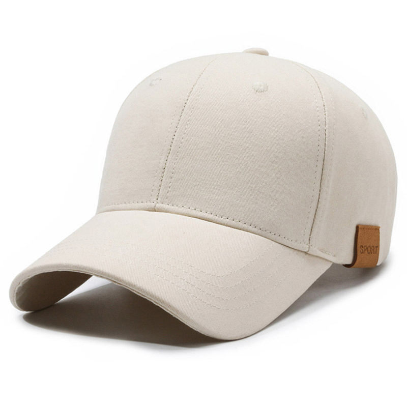 Casual Sport Hat Men Big Size Baseball Cap, Dry Quickly Sun Cap Women Outdoors, Breathable Cotton Summer Hat