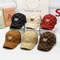 Spring and Summer Korean Version of Baseball Cap, New Old Flower Hat Women Full of Letters, Ins Trendy Cap Men Style