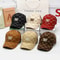 Spring and Summer Korean Version of Baseball Cap, New Old Flower Hat Women Full of Letters, Ins Trendy Cap Men Style
