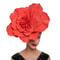 Elegant Women Large Flower Hair Band Bow Fascinator Hat Bridal Headdress Prom Party Photo Shoot Pho 6