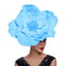 Elegant Women Large Flower Hair Band Bow Fascinator Hat Bridal Headdress Prom Party Photo Shoot Pho 8