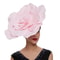 Elegant Women Large Flower Hair Band Bow Fascinator Hat Bridal Headdress Prom Party Photo Shoot Pho 11