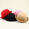 Solid Color Dome Jazz Hat for Stage Performances, Spring Summer Womens Fashion Hat, Adult New Red Dome Hat
