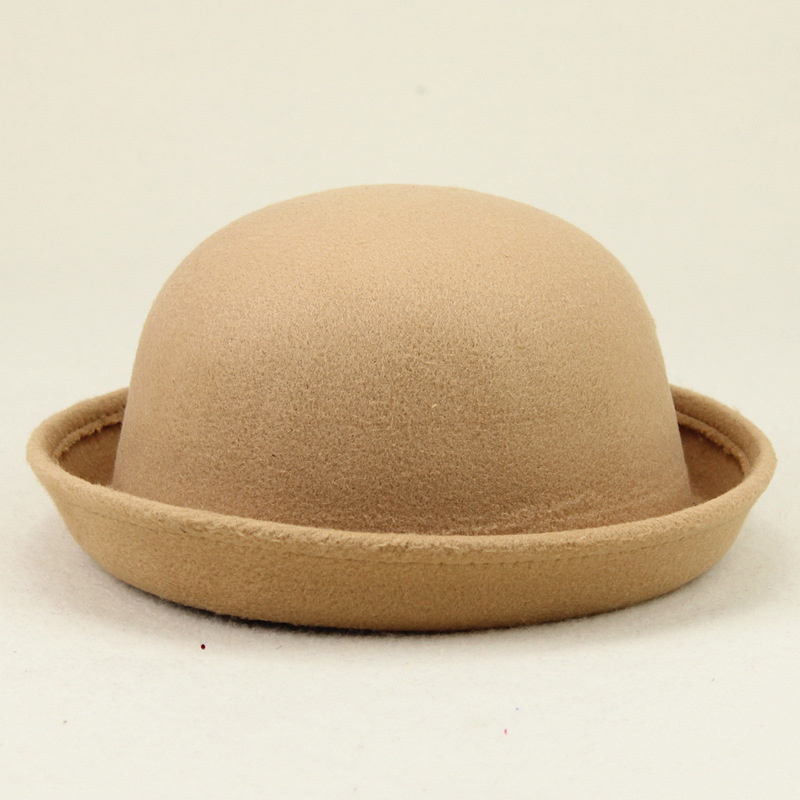 Solid Color Dome Jazz Hat for Stage Performances, Spring Summer Womens Fashion Hat, Adult New Red Dome Hat