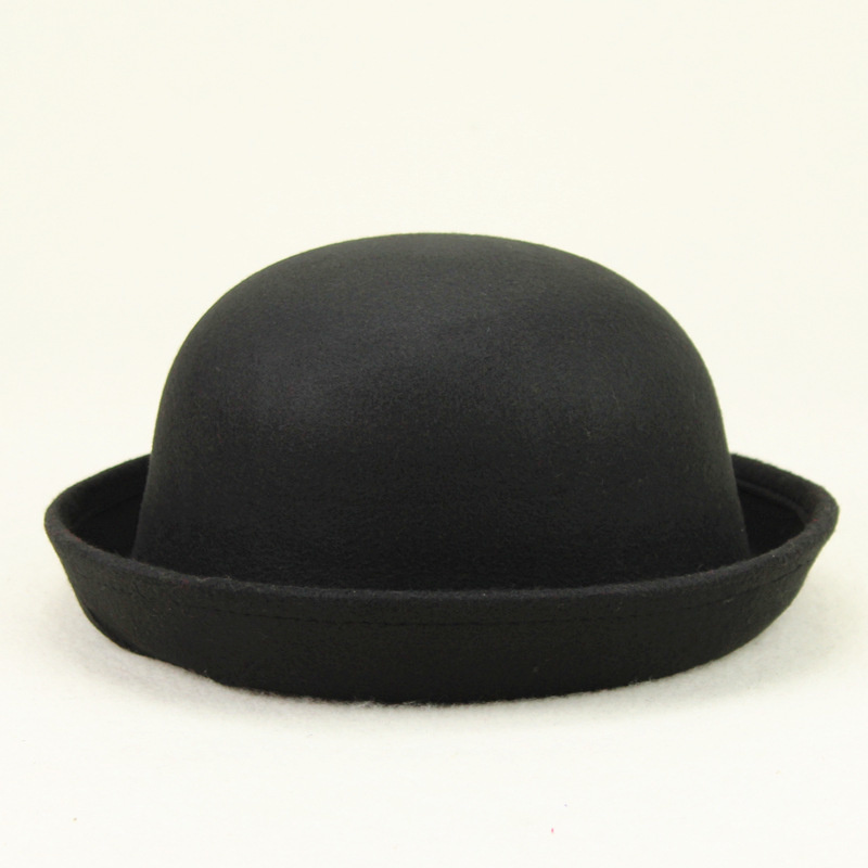 Solid Color Dome Jazz Hat for Stage Performances, Spring Summer Womens Fashion Hat, Adult New Red Dome Hat