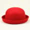 Solid Color Dome Jazz Hat for Stage Performances, Spring Summer Womens Fashion Hat, Adult New Red Dome Hat