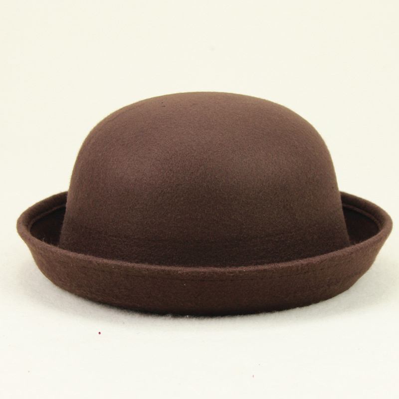 Solid Color Dome Jazz Hat for Stage Performances, Spring Summer Womens Fashion Hat, Adult New Red Dome Hat