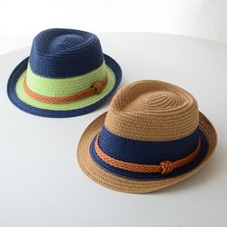 panamanian straw jazz hat for men, english style beach sun hat, woven cool summer fedora lightweight travel headwear
